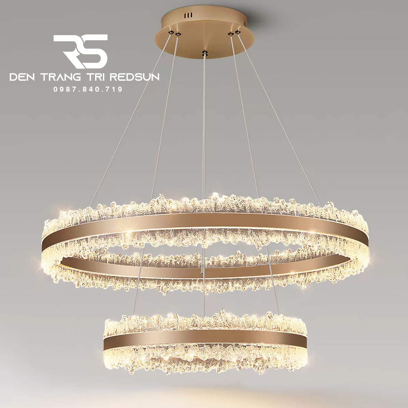 Đèn Thả Phòng Khách, Phòng Ngủ, Bàn Ăn Hiện Đại Phong Cách Bắc Âu Dáng Tròn DC-L063