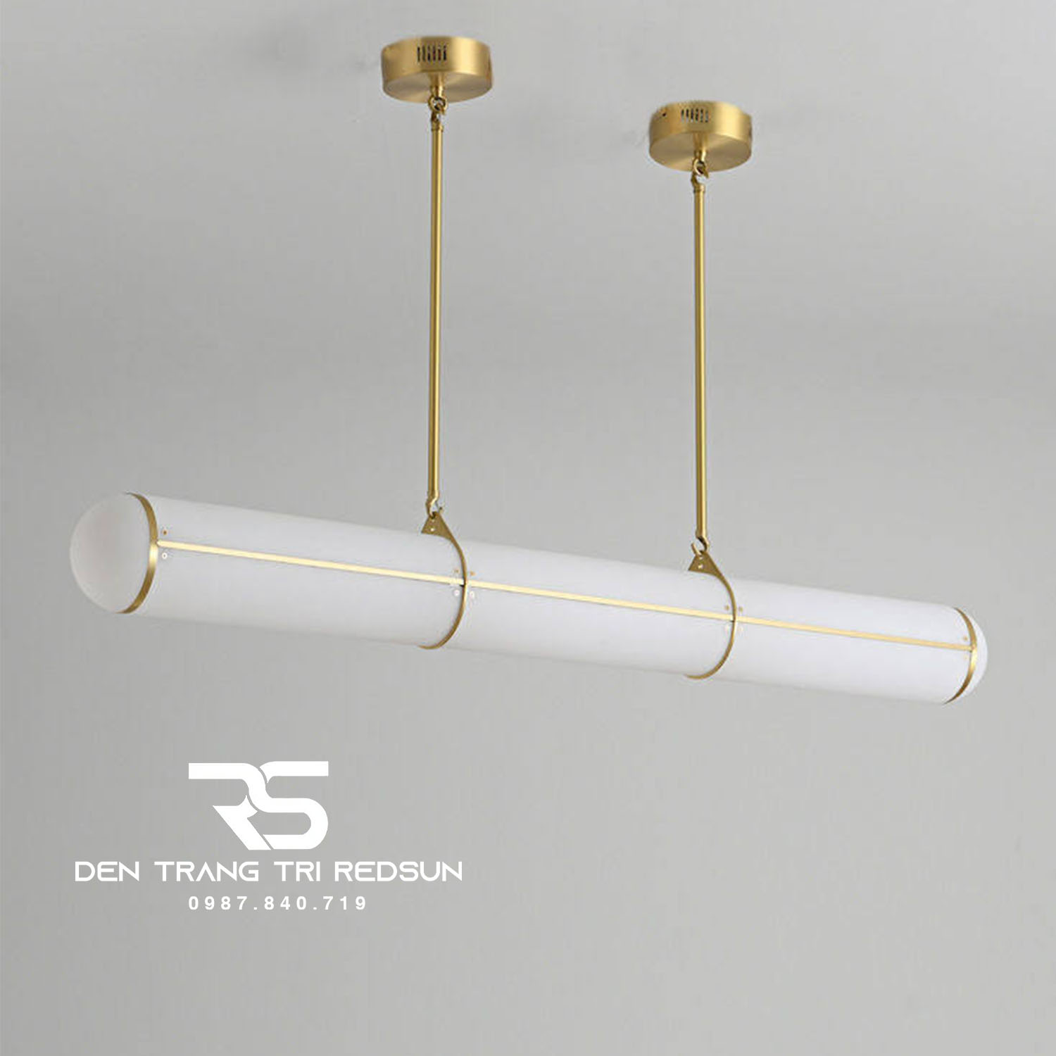 Đèn Thả Bàn Ăn, Bàn Đảo Hiện Đại Hình Ống Phong Cách Italia DC-T119