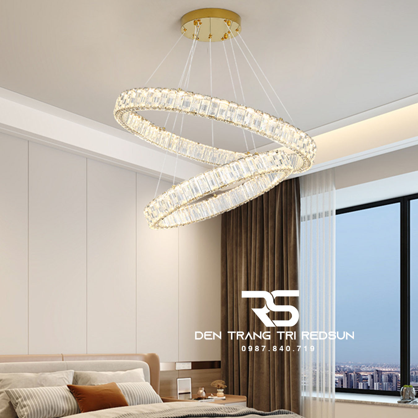 Đèn Thả Pha Lê Phòng Khách, Phòng Ngủ, Bàn Ăn Hiện Đại TPL128