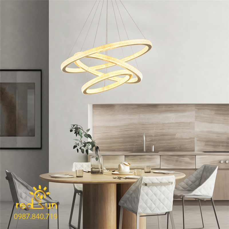 Đèn thả nhiều vòng hiện đại G6 - 3 vòng