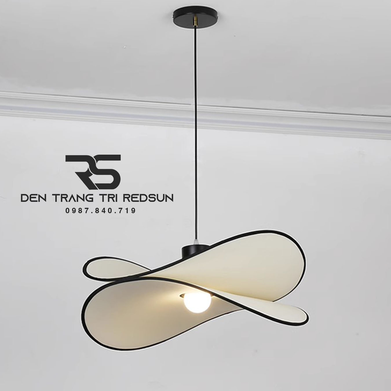 Đèn Thả Hiện Đại Phong Cách Nhật Bản Wabi-sabi Chất Liệu Vải CDT-T068