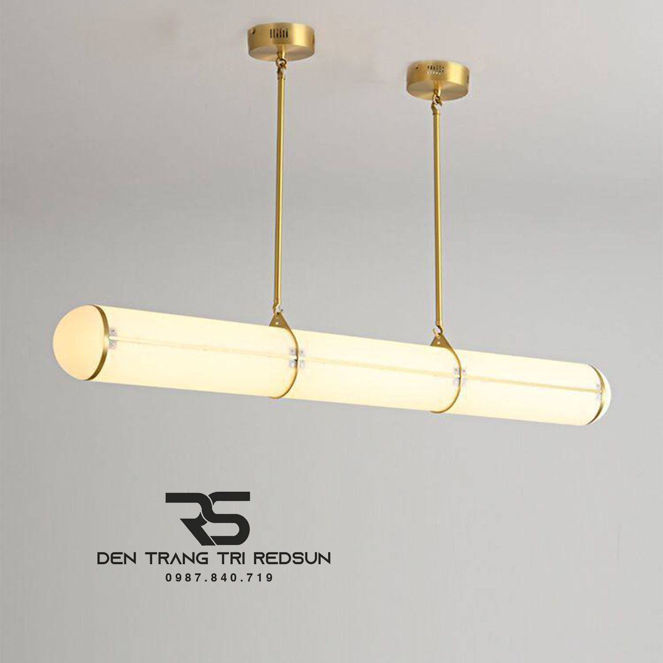 Đèn Thả Bàn Ăn, Bàn Đảo Hiện Đại Hình Ống Phong Cách Italia DC-T119