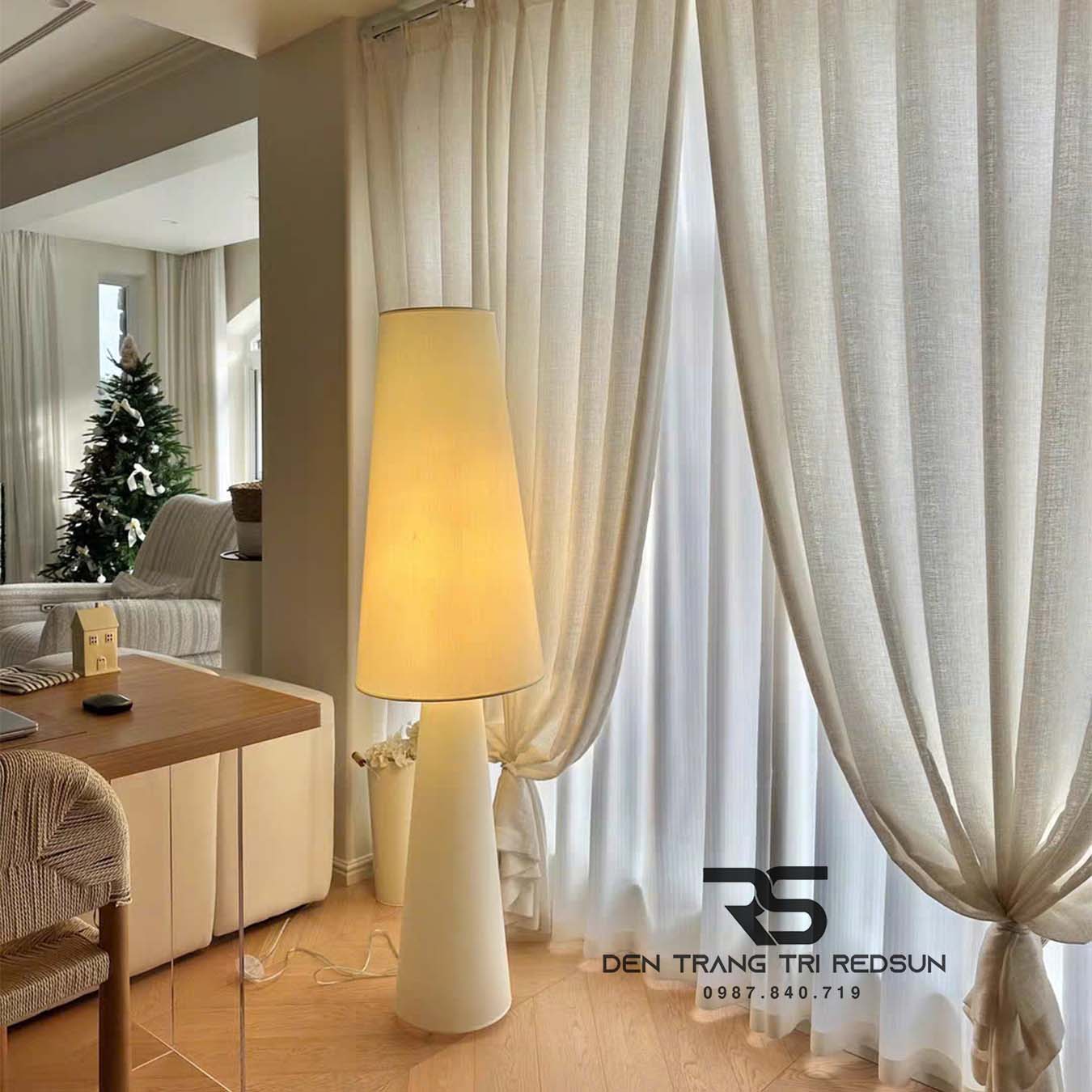 Đèn Sàn Hiện Đại Trang Trí Phòng Khách, Phòng Ngủ Phong Cách Nhật Bản DS2060