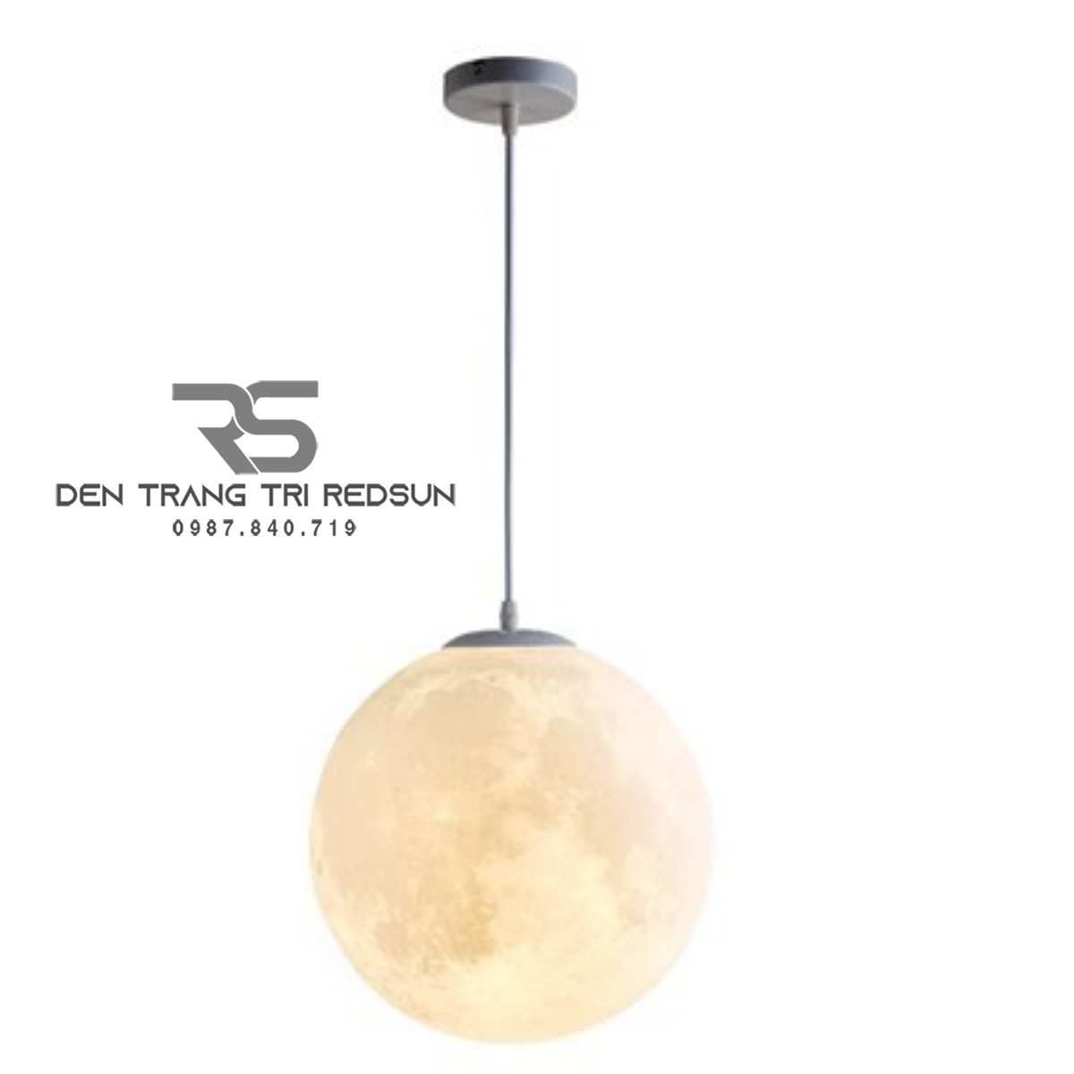 Đèn Thả Trần Hiện Đại Bắc Âu Mặt Trăng 3D CDT-T055