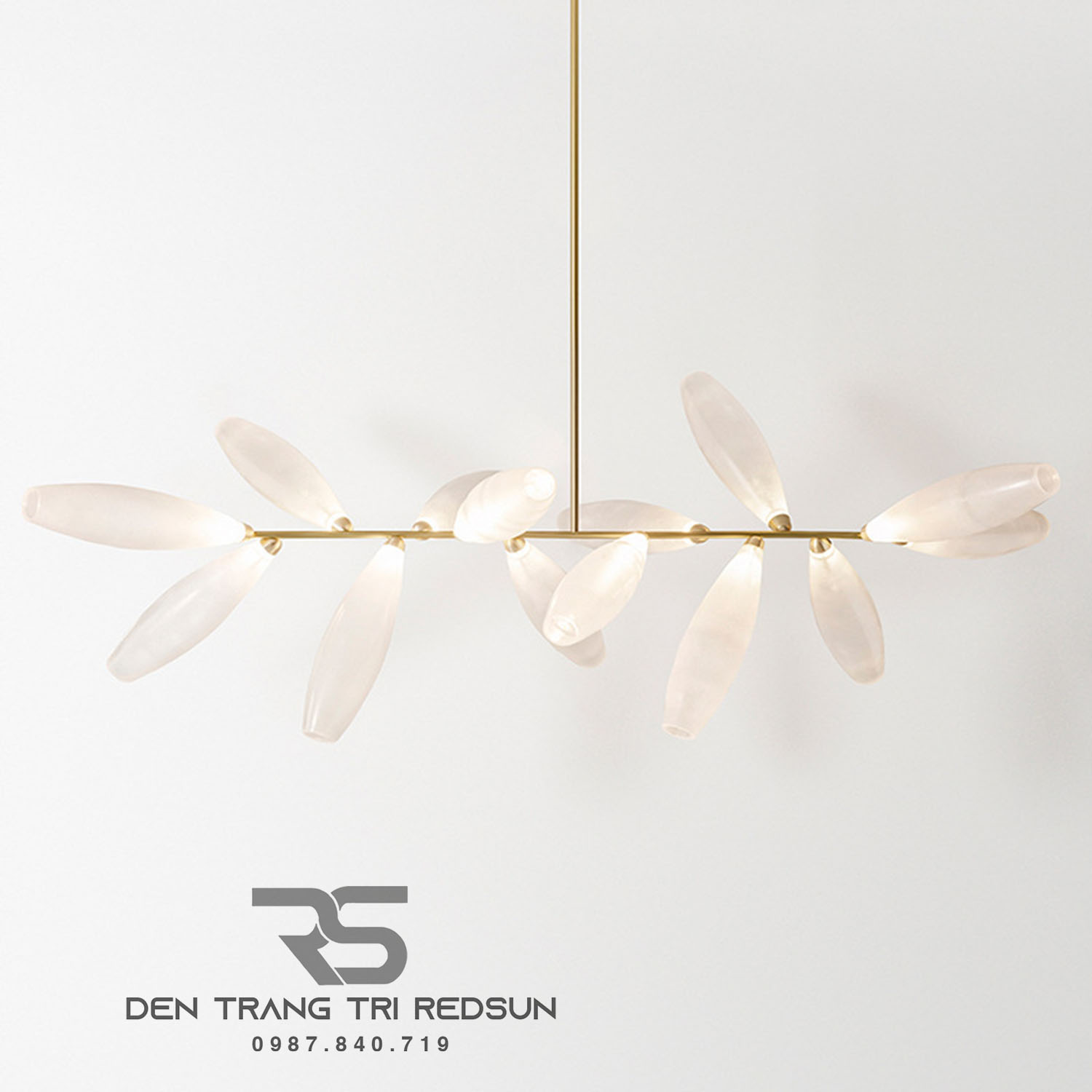 Đèn Thả Bàn Ăn Hiện Đại Phong Cách Bắc Âu Choá Thủy Tinh DC-T102