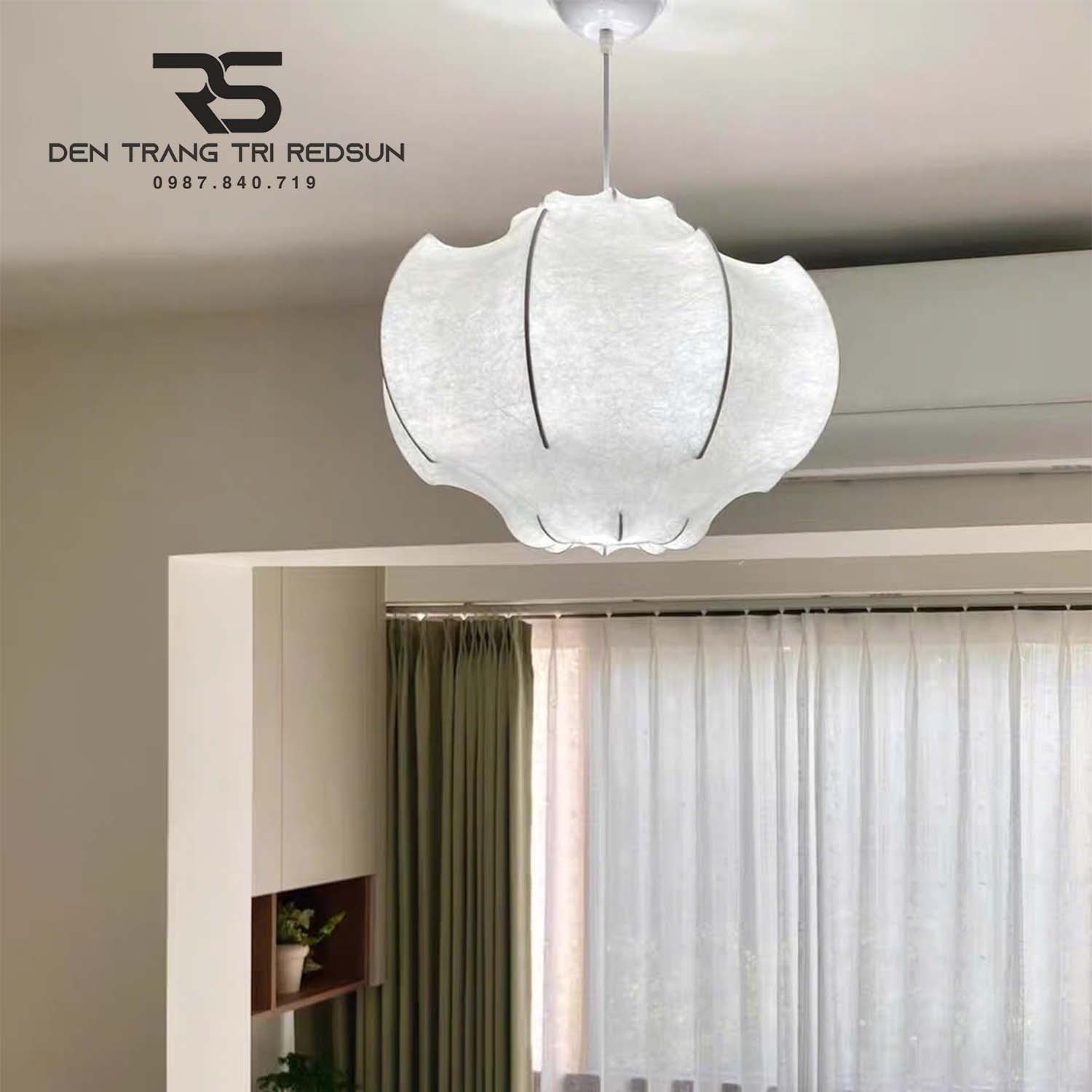 Đèn Thả Hiện Đại Lắp Phòng Khách, Phòng Ngủ Phong Cách Nhật Bản Wabi-sabi DC-T128