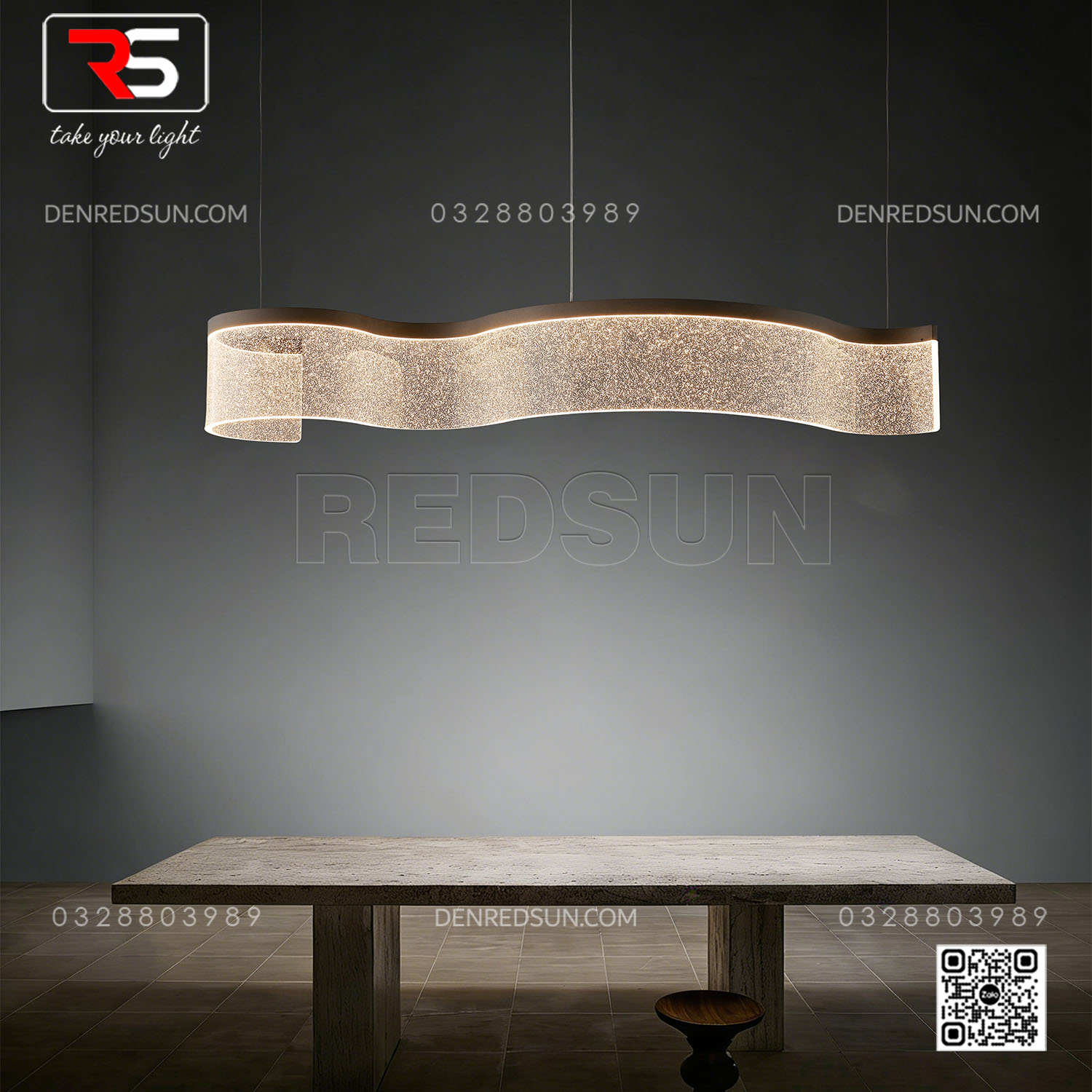 Đèn Thả Dải Lụa Cao Cấp Lắp Phòng Khách, Phòng Ăn, Sảnh Khách Sạn Phong Cách Bắc Âu Hiện Đại MA05807PB-001-DZ4