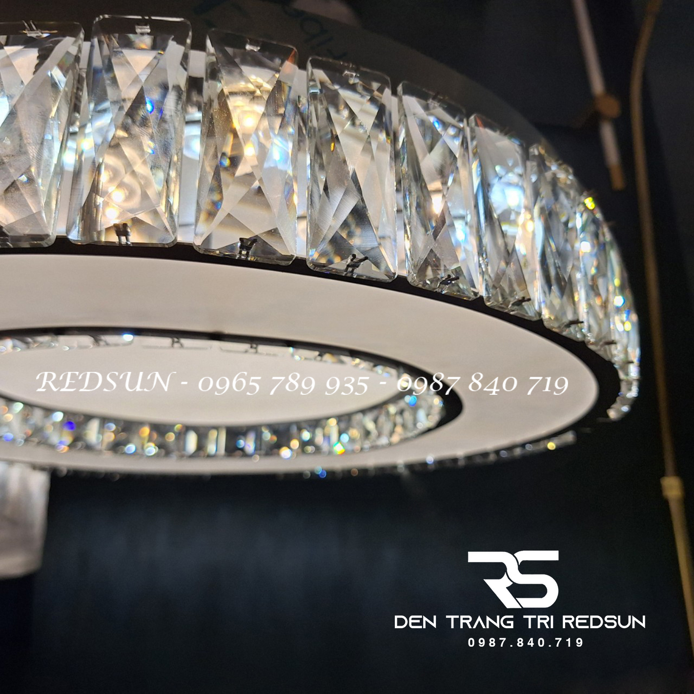 Đèn Mâm Mica Pha Lê Ốp Trần Phòng Khách Hiện Đại MKPL-066