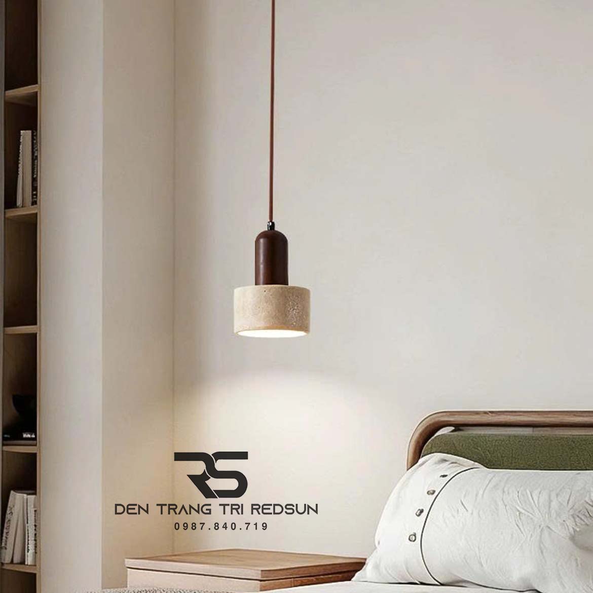 Đèn Thả Bàn Ăn, Bàn Đảo, Phòng Ngủ Hiện Đại Phong Cách Nhật Bản Wabi-sabi CDT-T087