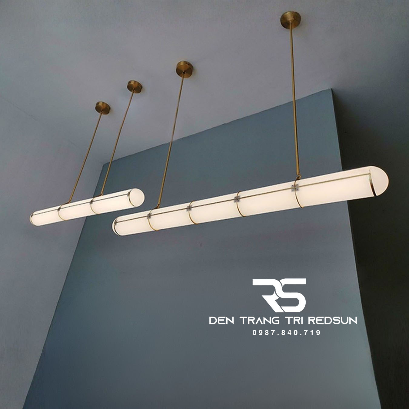 Đèn Thả Bàn Ăn, Bàn Đảo Hiện Đại Hình Ống Phong Cách Italia DC-T119