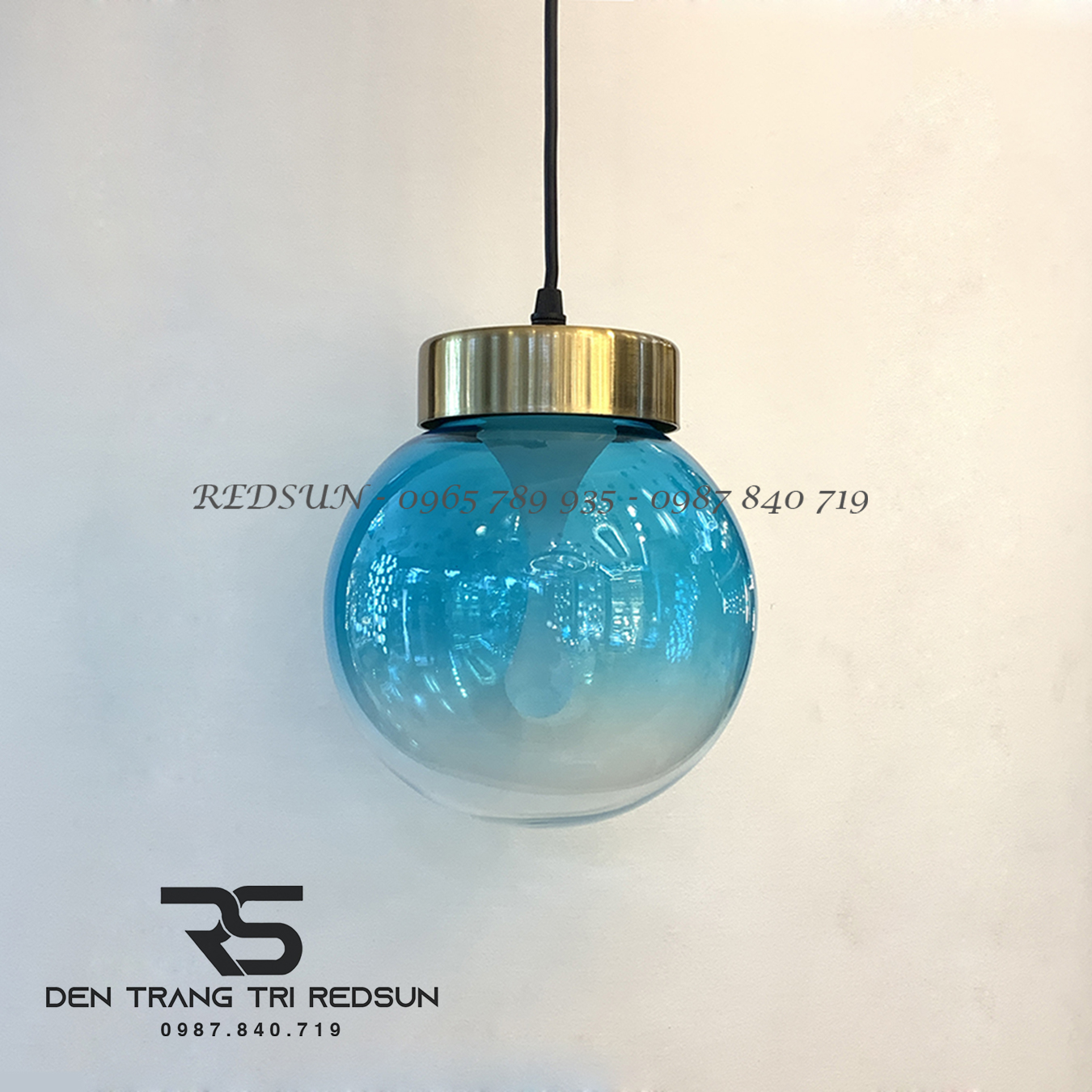 Đèn Thả Trần Phòng Ăn, Phòng Ngủ Phong Cách Bắc Âu Hiện Đại Cầu Thủy Tinh Hình Giọt Nước CDT-T070