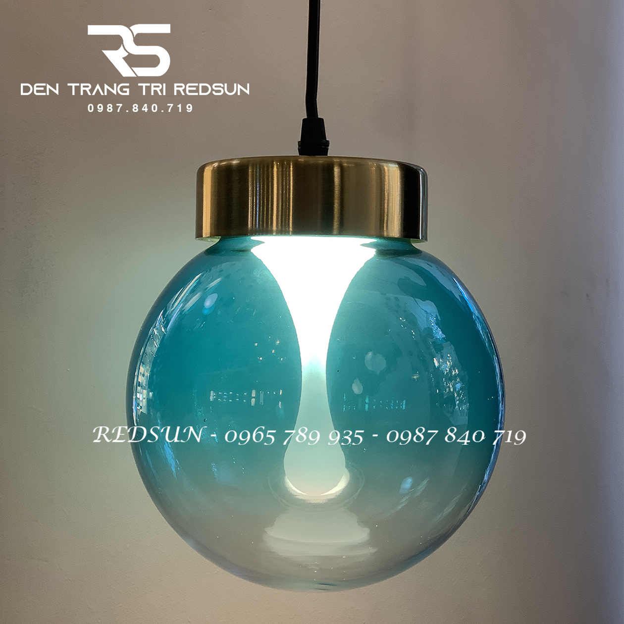 Đèn Thả Trần Phòng Ăn, Phòng Ngủ Phong Cách Bắc Âu Hiện Đại Cầu Thủy Tinh Hình Giọt Nước CDT-T070