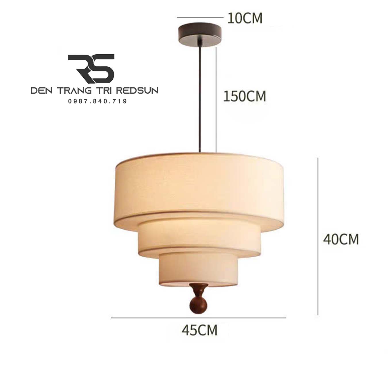 Đèn Chùm Phòng Khách, Phòng Ngủ, Nhà Hàng Phong Cách Nhật Bản DC-T127