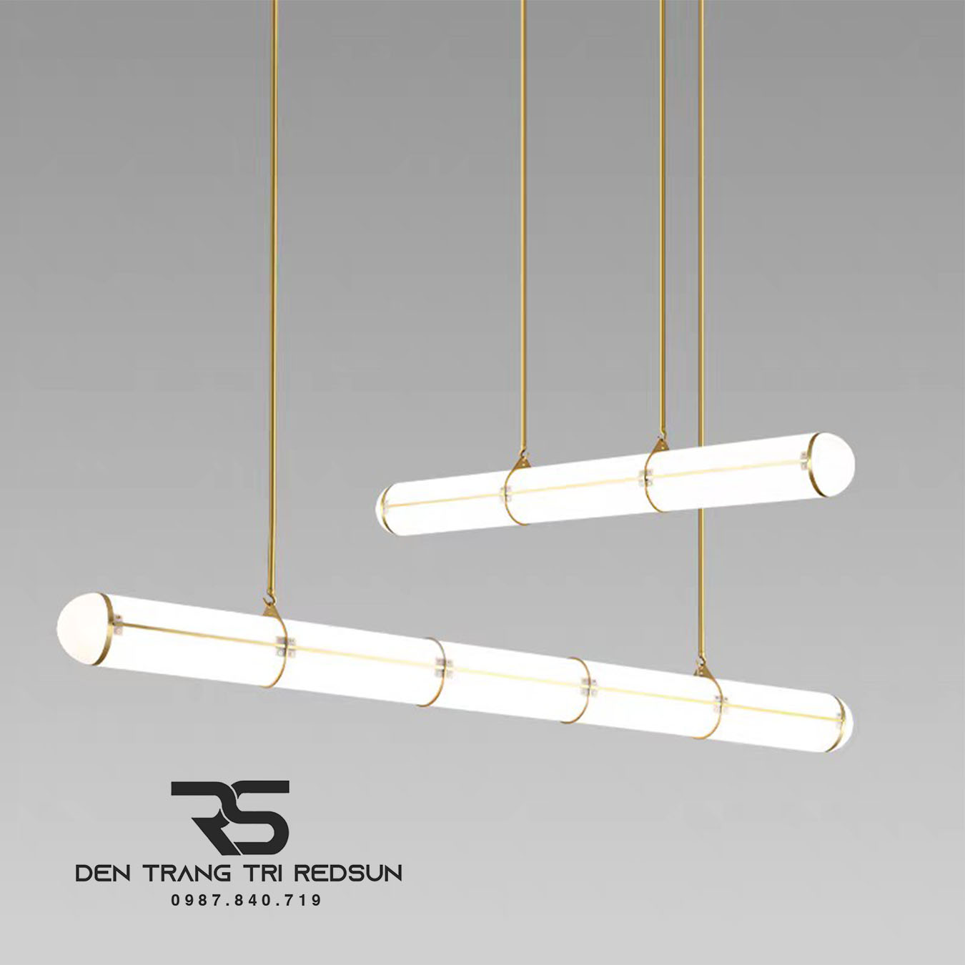 Đèn Thả Bàn Ăn, Bàn Đảo Hiện Đại Hình Ống Phong Cách Italia DC-T119