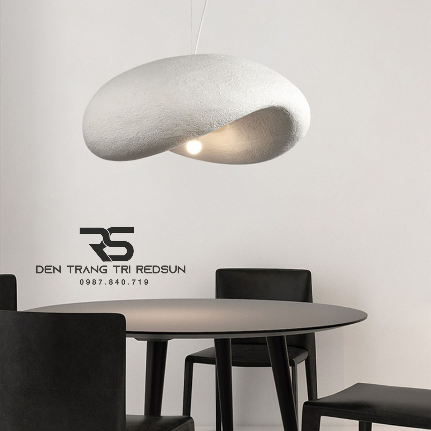 Đèn Thả Trần Phòng Khách, Phòng Ăn, Phòng Ngủ Hiện Đại Phong Cách Nhật Bản Wabi-sabi CDT-T074