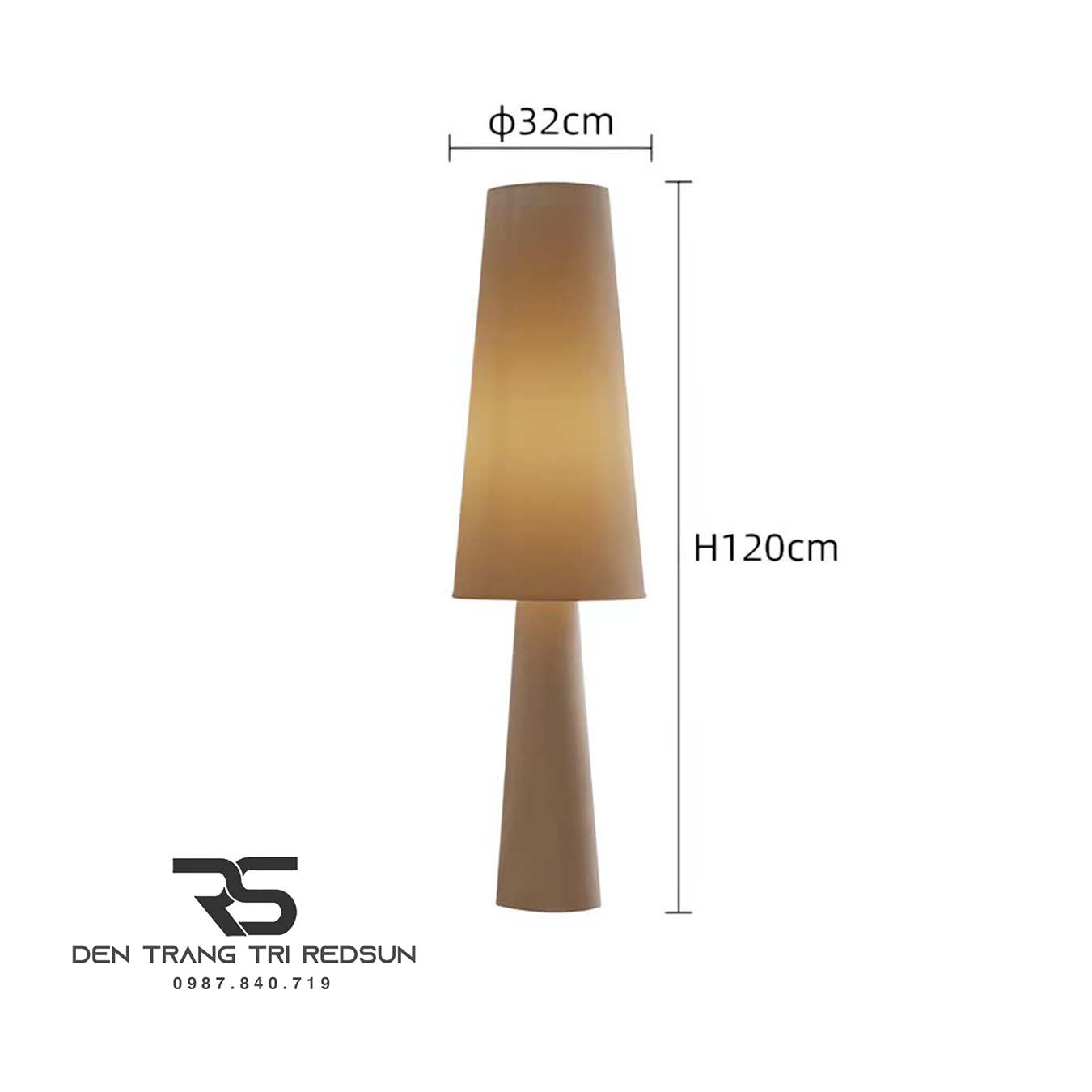 Đèn Sàn Hiện Đại Trang Trí Phòng Khách, Phòng Ngủ Phong Cách Nhật Bản DS2060