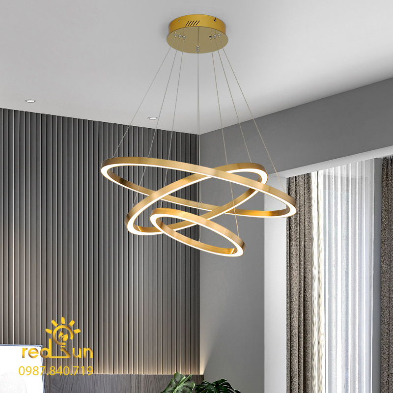 Đèn thả nhiều vòng hiện đại G8 - 3 vòng