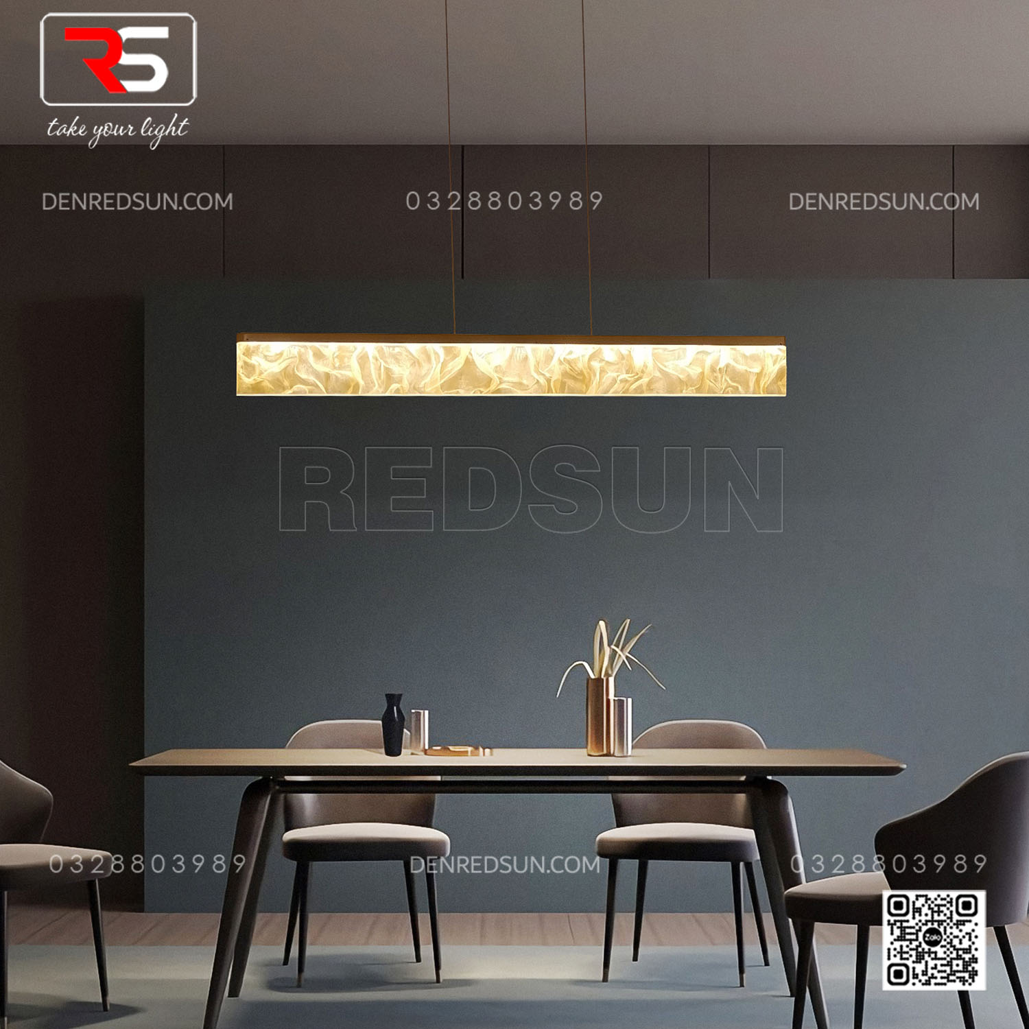Đèn Thả Dải Lụa Cao Cấp Lắp Bàn Ăn, Bàn Đảo, Nhà Hàng Phong Cách Bắc Âu Hiện Đại MA05670P-001