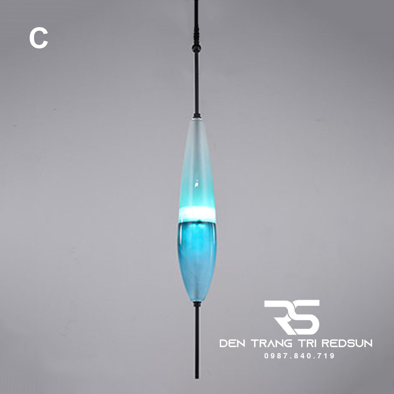 Đèn Thả Phòng Khách, Phòng Ngủ, Bàn Ăn Phong Cách Bắc Âu Hiện Đại Chao Thủy Tinh CDT-T073