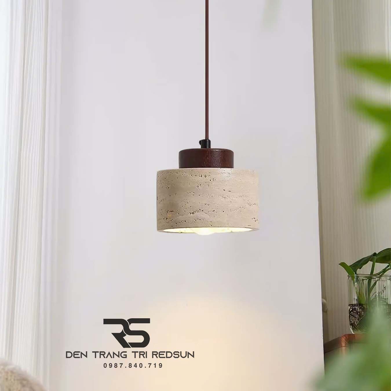 Đèn Thả Bàn Ăn, Bàn Đảo, Phòng Ngủ Hiện Đại Phong Cách Nhật Bản Wabi-sabi CDT-T086