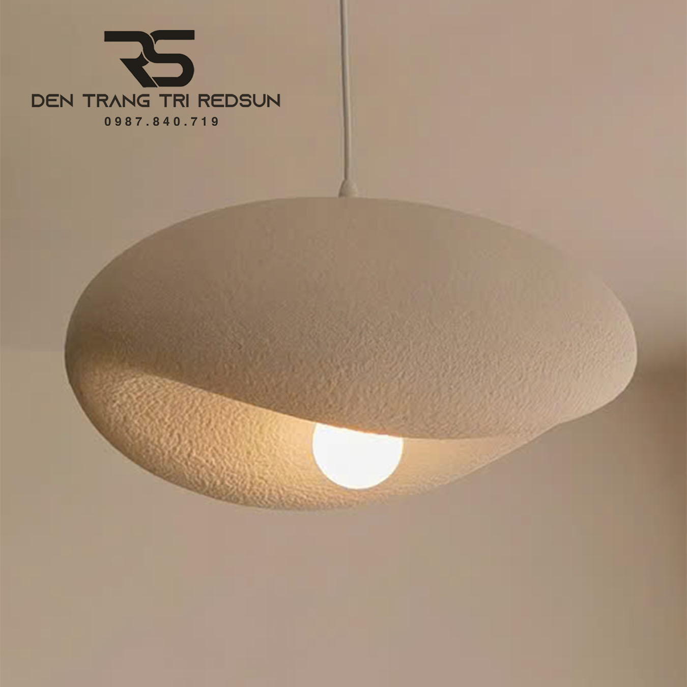 Đèn Thả Trần Phòng Khách, Phòng Ăn, Phòng Ngủ Hiện Đại Phong Cách Nhật Bản Wabi-sabi CDT-T074