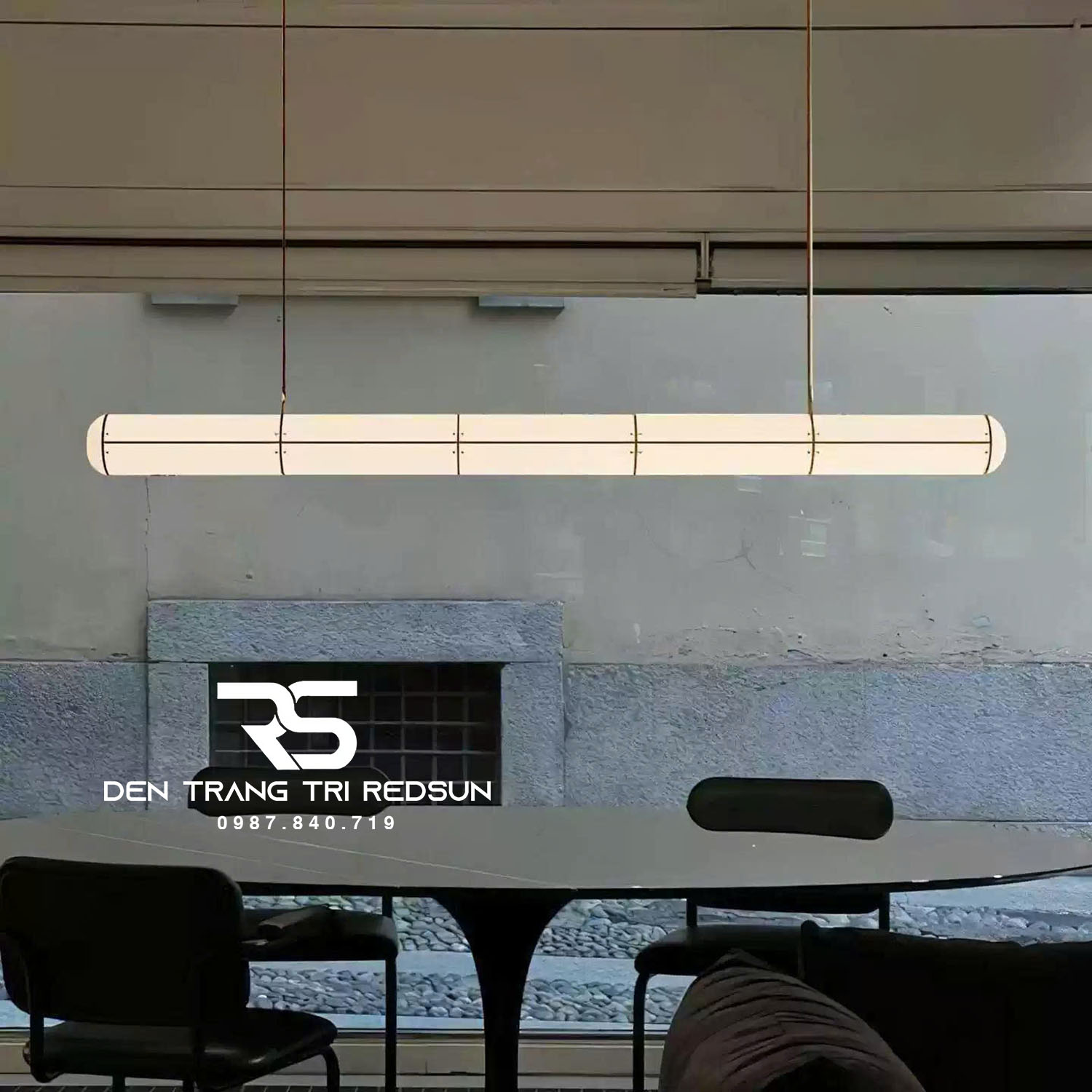 Đèn Thả Bàn Ăn, Bàn Đảo Hiện Đại Hình Ống Phong Cách Italia DC-T119