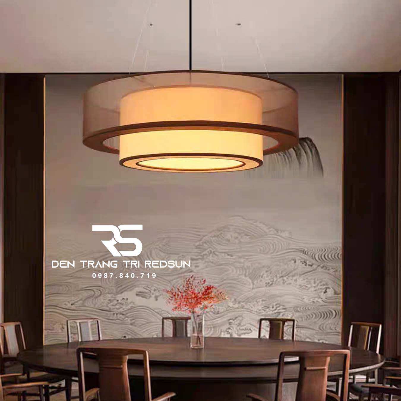 Đèn Chùm Phòng Khách, Khách Sạn, Nhà Hàng Phong Cách Nhật Bản DC-T125