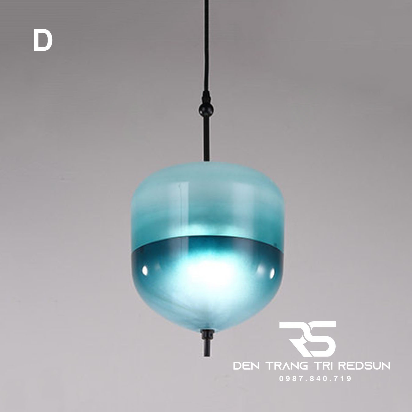 Đèn Thả Phòng Khách, Phòng Ngủ, Bàn Ăn Phong Cách Bắc Âu Hiện Đại Chao Thủy Tinh CDT-T073