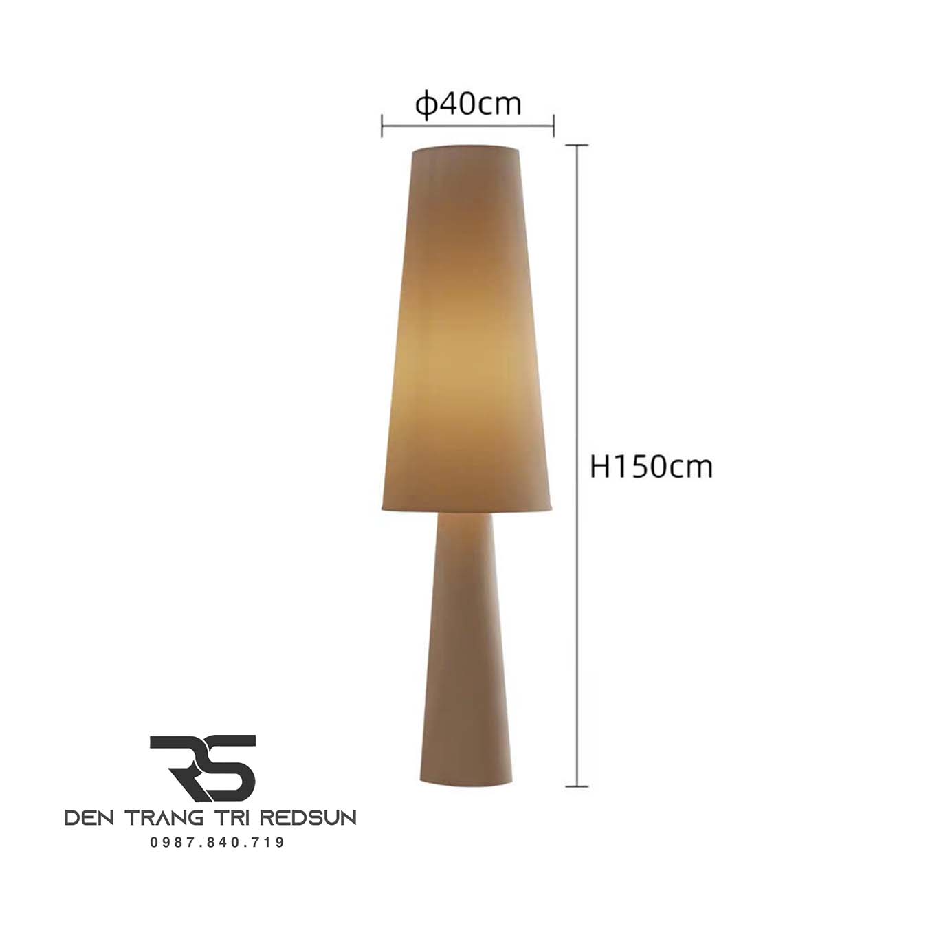 Đèn Sàn Hiện Đại Trang Trí Phòng Khách, Phòng Ngủ Phong Cách Nhật Bản DS2060