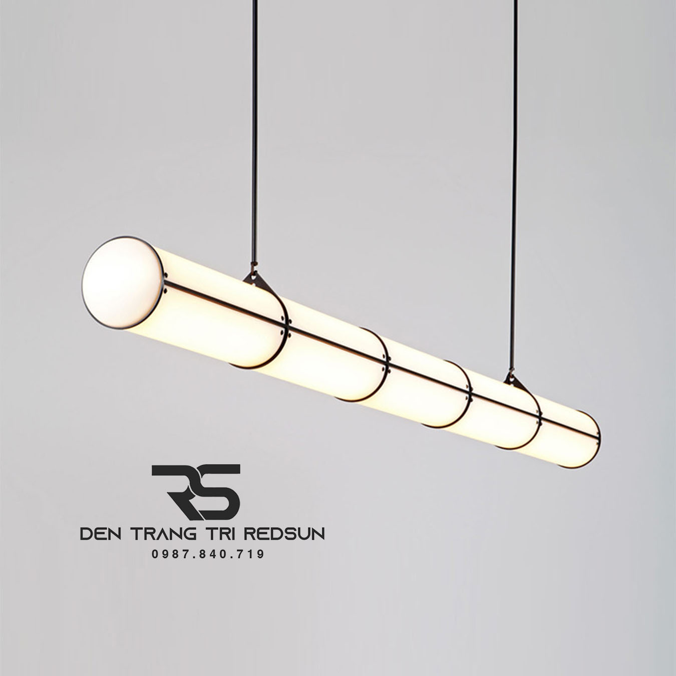 Đèn Thả Bàn Ăn, Bàn Đảo Hiện Đại Hình Ống Phong Cách Italia DC-T119