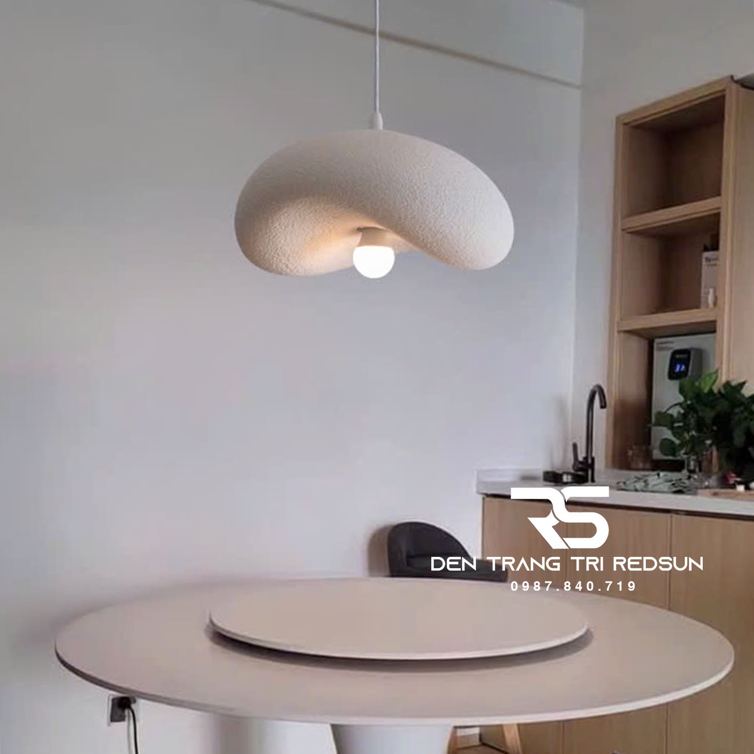 Đèn Thả Trần Phòng Khách, Phòng Ăn, Phòng Ngủ Hiện Đại Phong Cách Nhật Bản Wabi-sabi CDT-T074