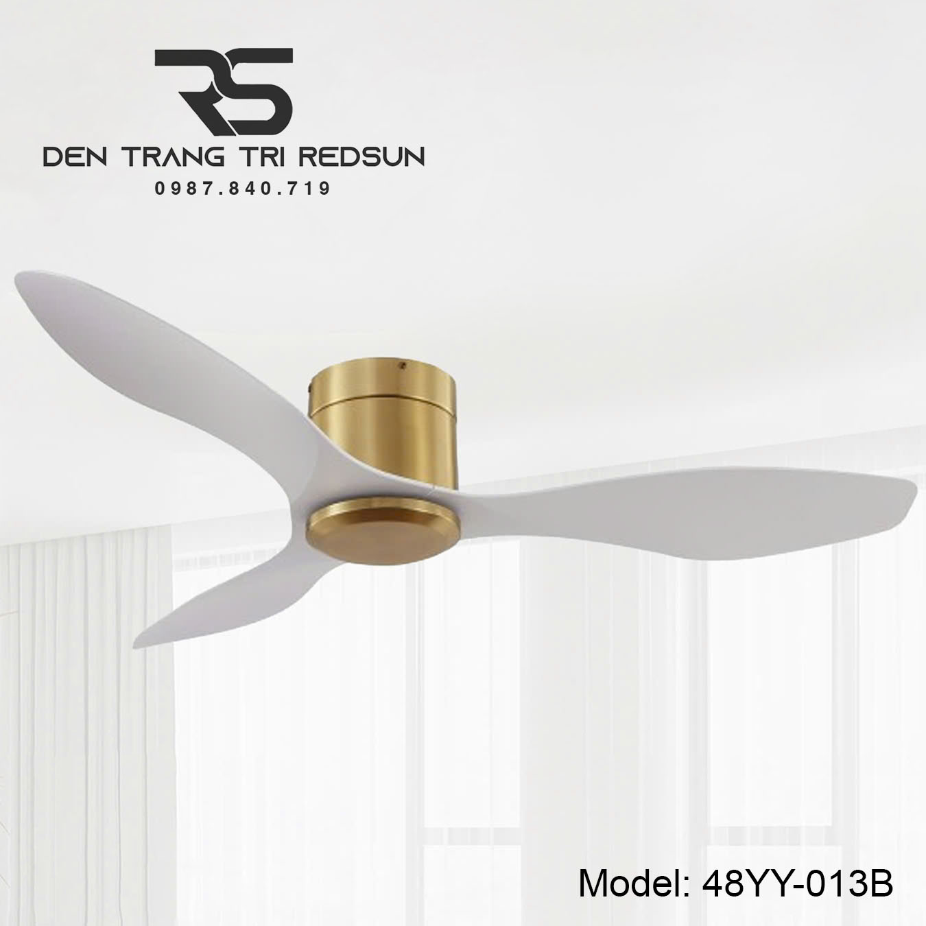 Quạt Trần Trang Trí Phòng Khách, Phòng Ngủ - 48YY-013B