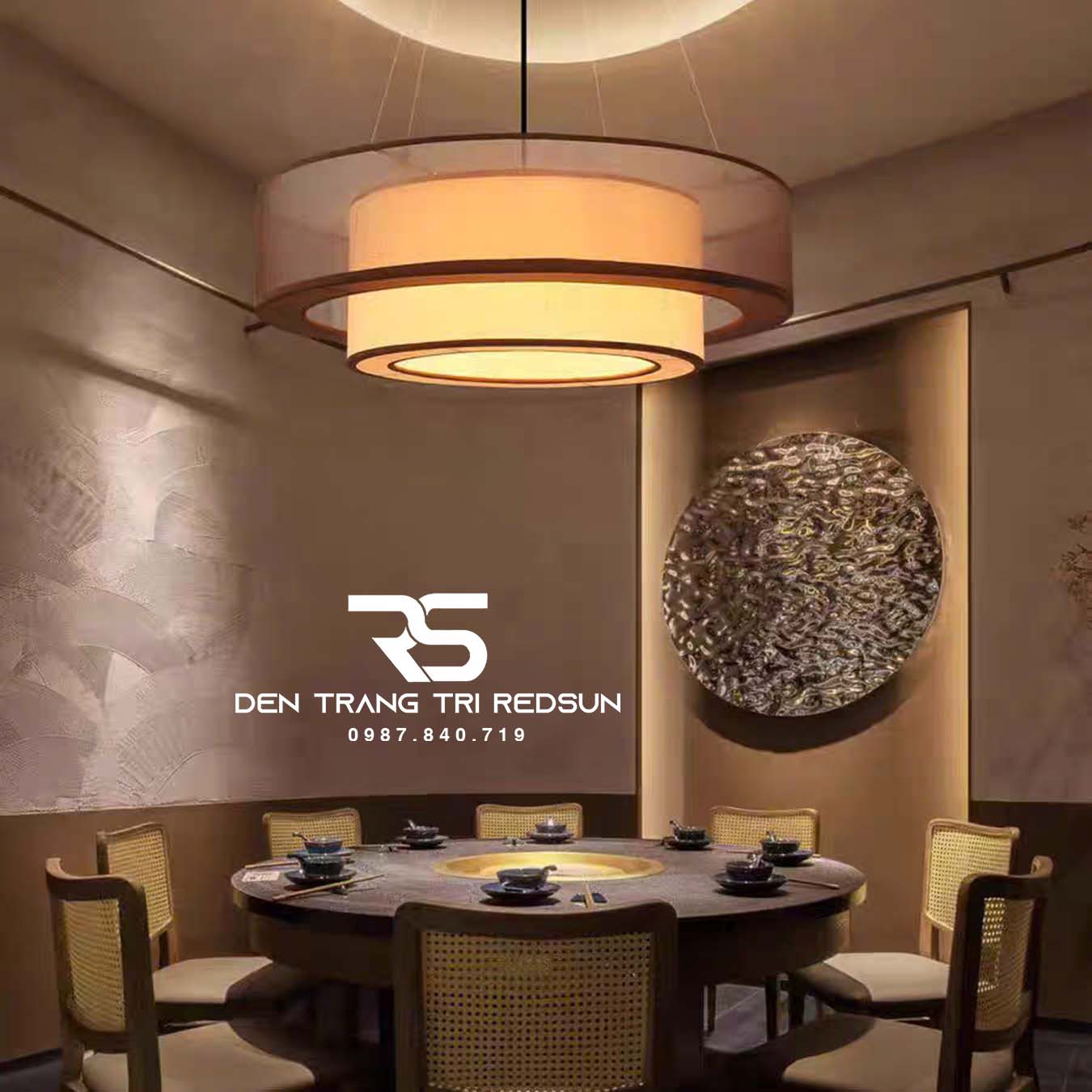 Đèn Chùm Phòng Khách, Khách Sạn, Nhà Hàng Phong Cách Nhật Bản DC-T125