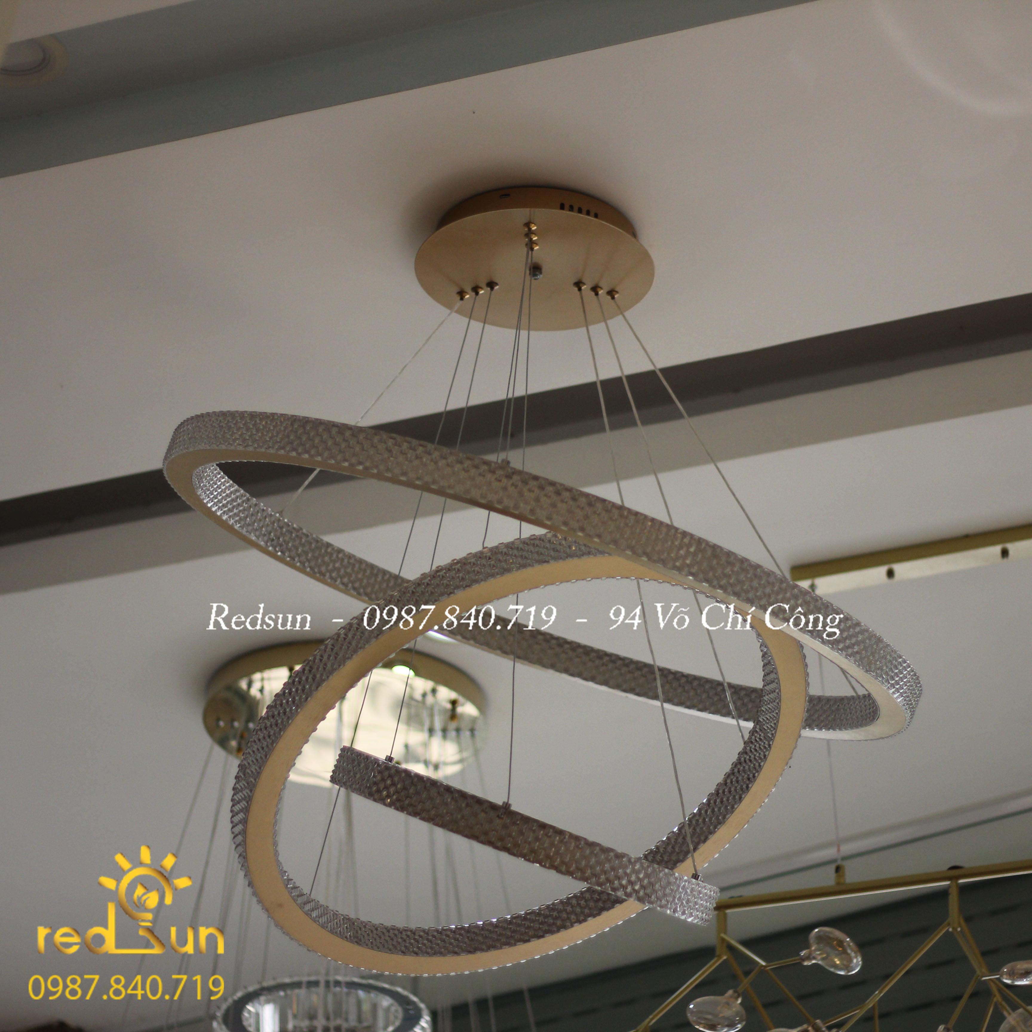 Đèn thả nhiều vòng hiện đại G6 - 3 vòng