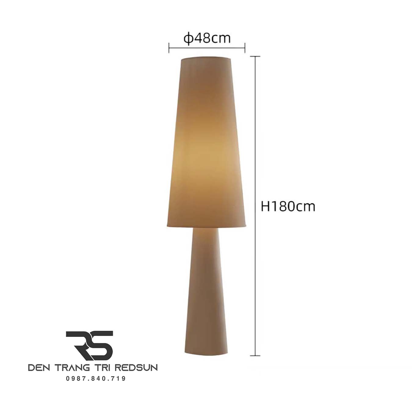 Đèn Sàn Hiện Đại Trang Trí Phòng Khách, Phòng Ngủ Phong Cách Nhật Bản DS2060