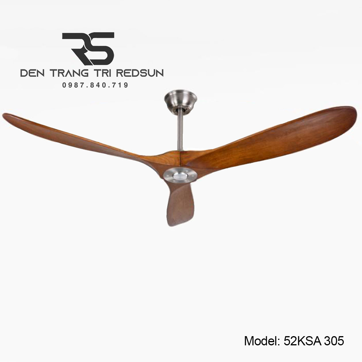 Quạt Trần Trang Trí Phòng Khách, Phòng Ngủ - 52KSA 305
