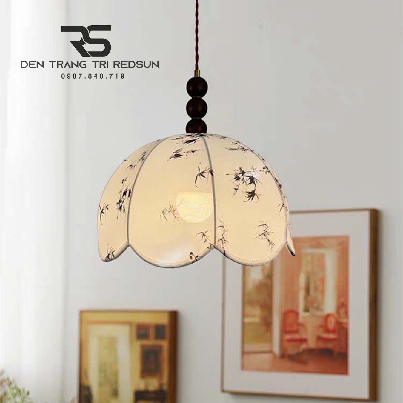Đèn Thả Trần Phòng Khách, Phòng Ăn, Phòng Ngủ Hiện Đại Phong Cách Nhật Bản CDT-T078