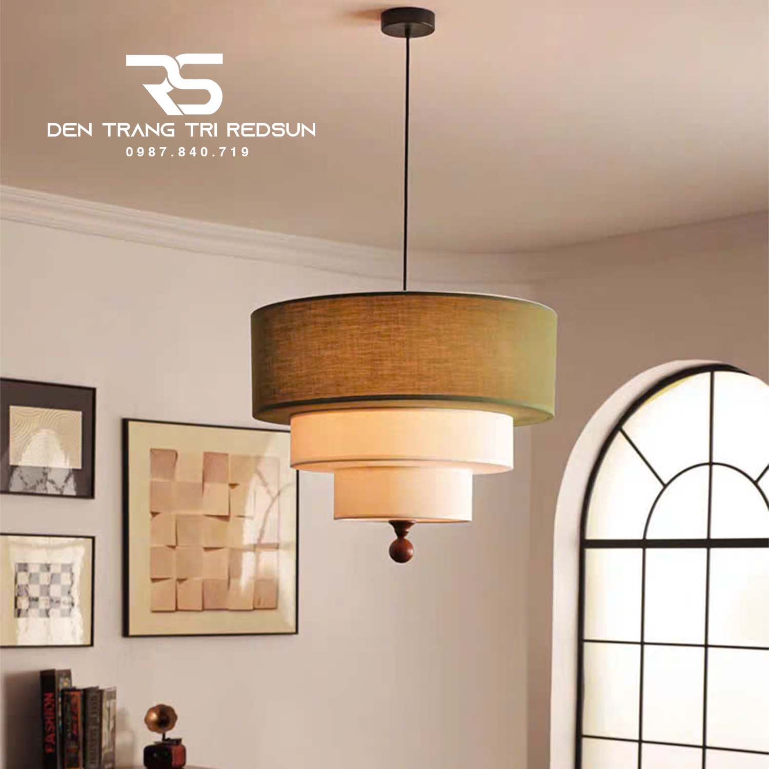 Đèn Chùm Phòng Khách, Phòng Ngủ, Nhà Hàng Phong Cách Nhật Bản DC-T127