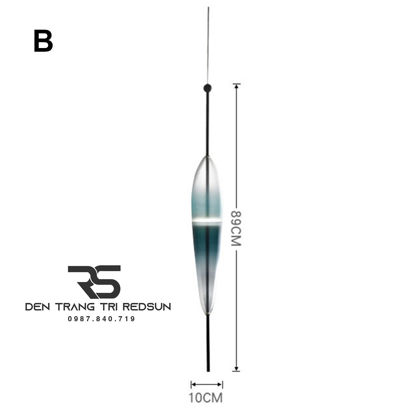 Đèn Thả Phòng Khách, Phòng Ngủ, Bàn Ăn Phong Cách Bắc Âu Hiện Đại Chao Thủy Tinh CDT-T073