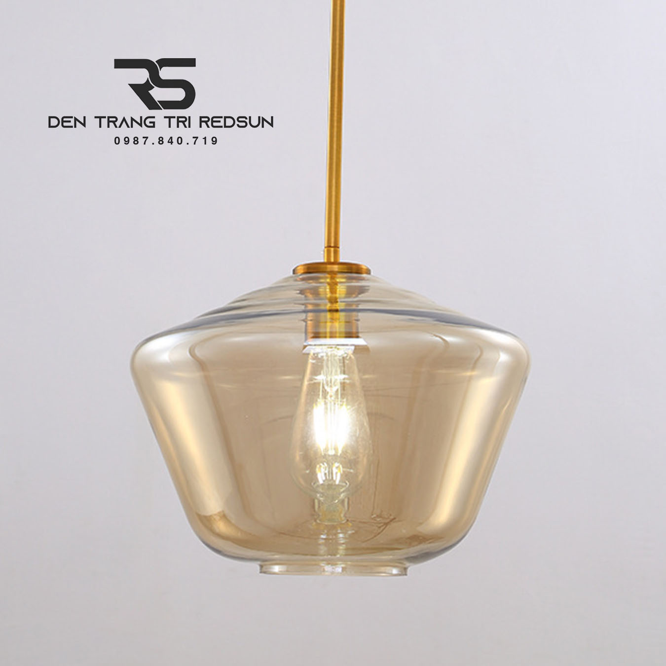 Đèn Thả Phòng Khách, Phòng Ngủ, Bàn Ăn Phong Cách Bắc Âu Hiện Đại Chao Thủy Tinh CDT-T072