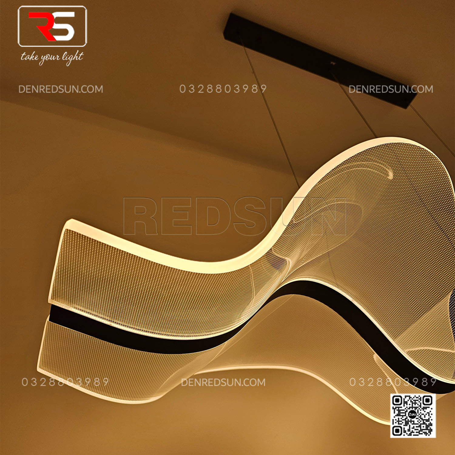 Đèn Thả Dải Lụa Cao Cấp Lắp Bàn Ăn, Bàn Đảo, Quầy Lễ Tân Phong Cách Bắc Âu Hiện Đại Chất Liệu Acrylic MK5890P-001-DZ-01-2.4