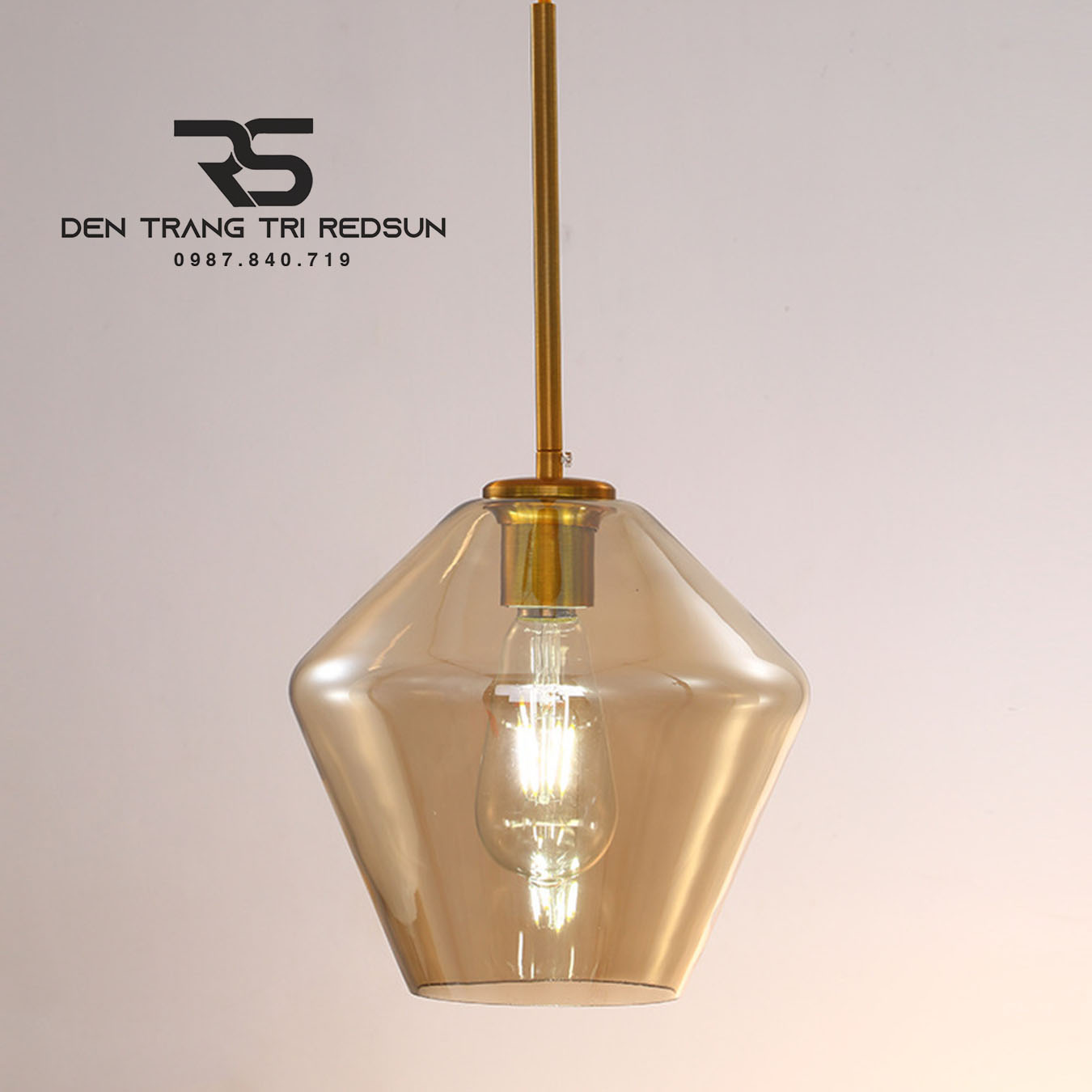 Đèn Thả Phòng Khách, Phòng Ngủ, Bàn Ăn Phong Cách Bắc Âu Hiện Đại Chao Thủy Tinh CDT-T072