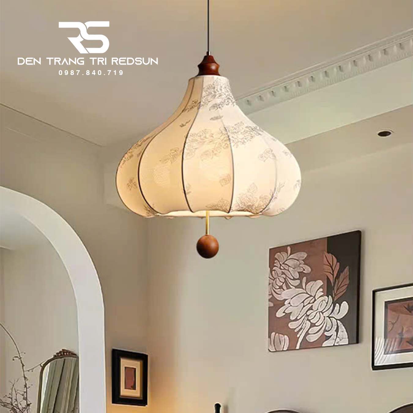 Đèn Thả Trần Phòng Khách, Phòng Ăn, Phòng Ngủ Hiện Đại Phong Cách Nhật Bản CDT-T079