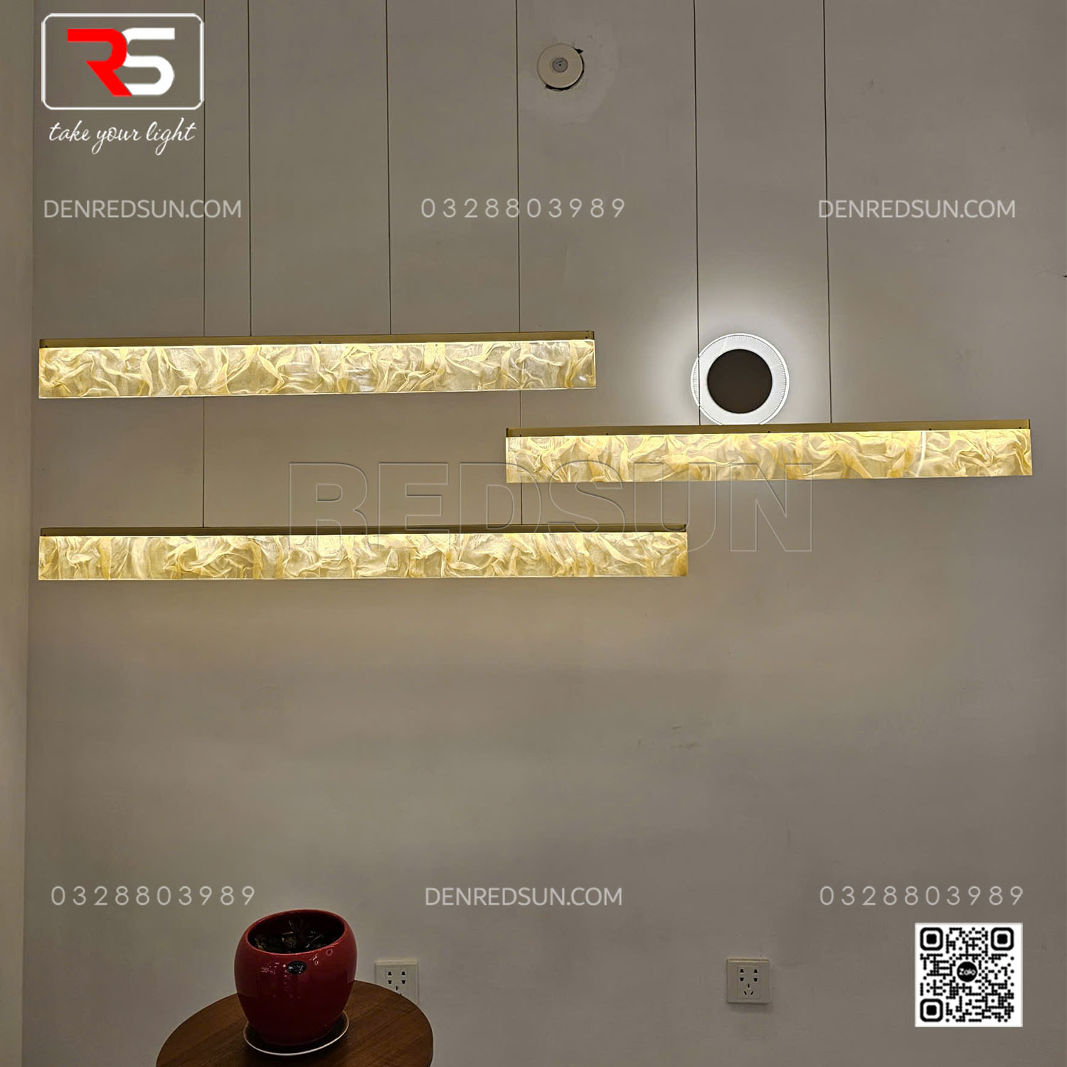 Đèn Thả Dải Lụa Cao Cấp Lắp Bàn Ăn, Bàn Đảo, Nhà Hàng Phong Cách Bắc Âu Hiện Đại MA05670P-001