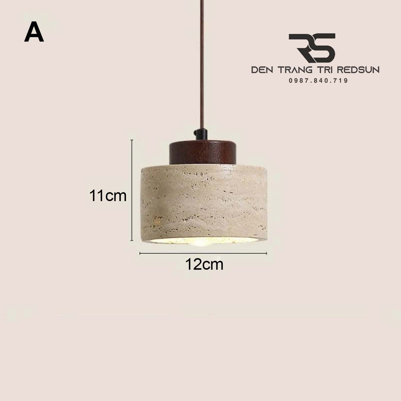 Đèn Thả Bàn Ăn, Bàn Đảo, Phòng Ngủ Hiện Đại Phong Cách Nhật Bản Wabi-sabi CDT-T086