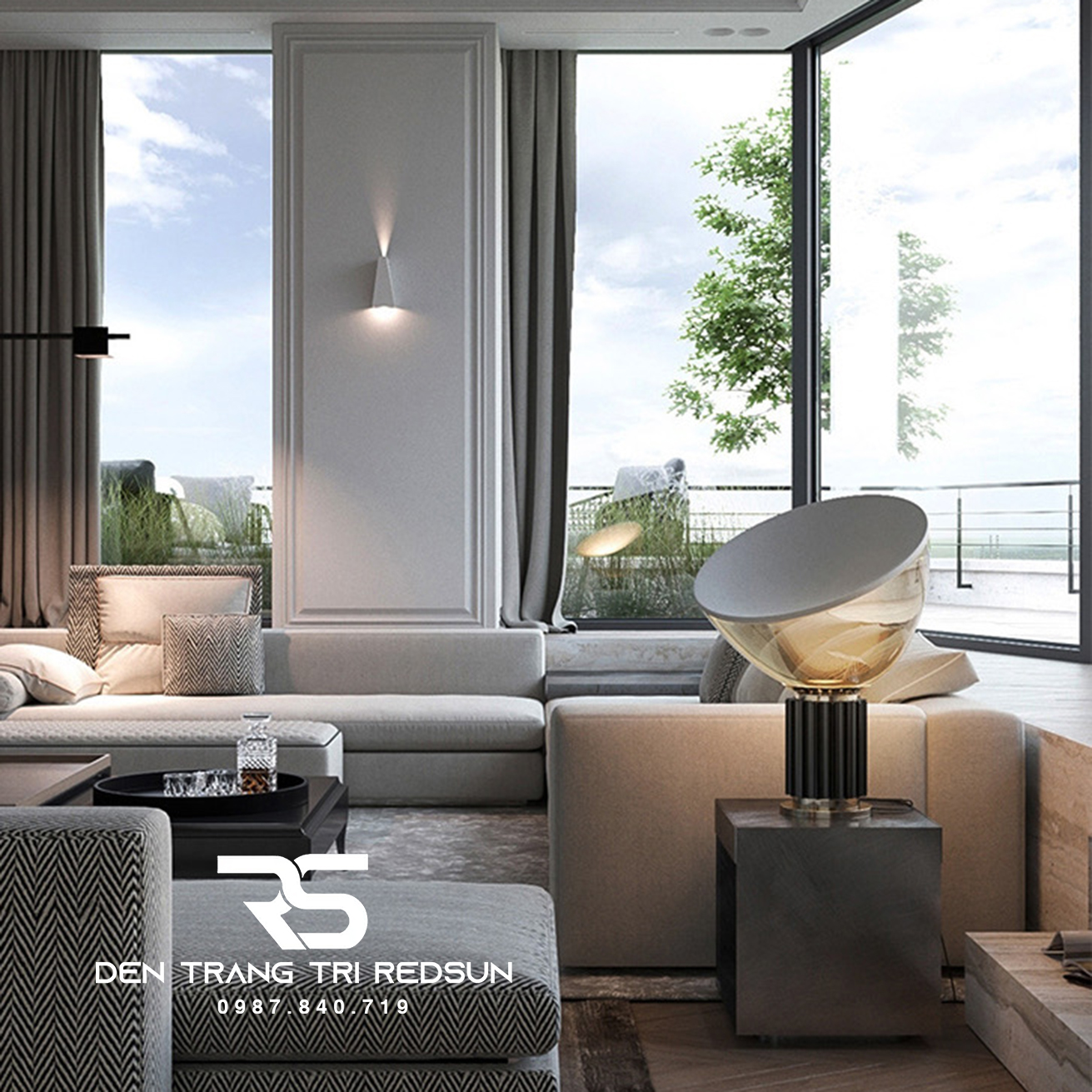 Đèn Bàn Hiện Đại Bắc Âu DB2084