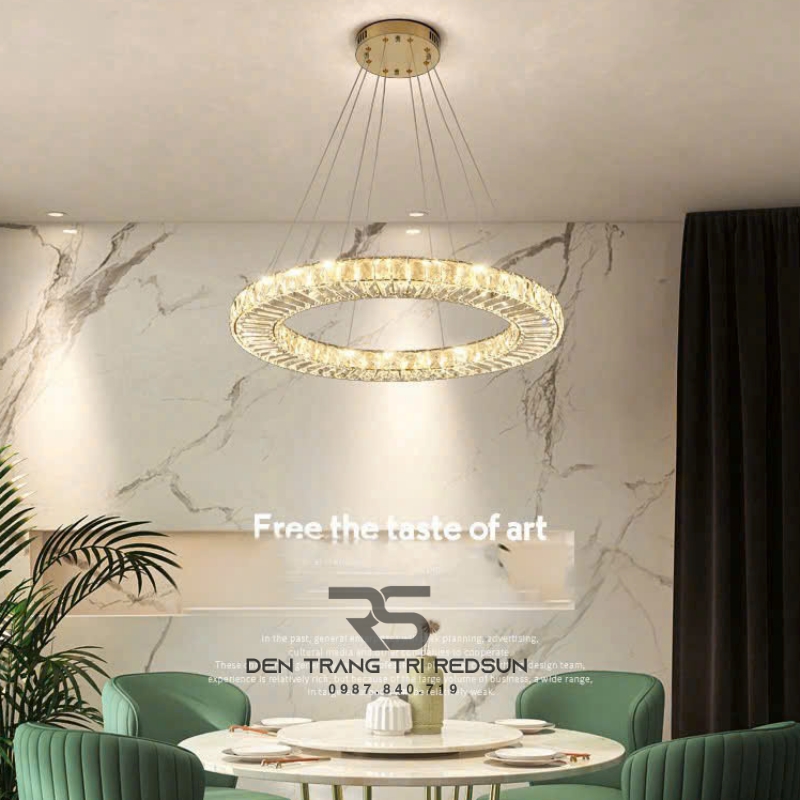 Đèn Thả Pha Lê Phòng Khách, Phòng Ngủ, Bàn Ăn Hiện Đại TPL088