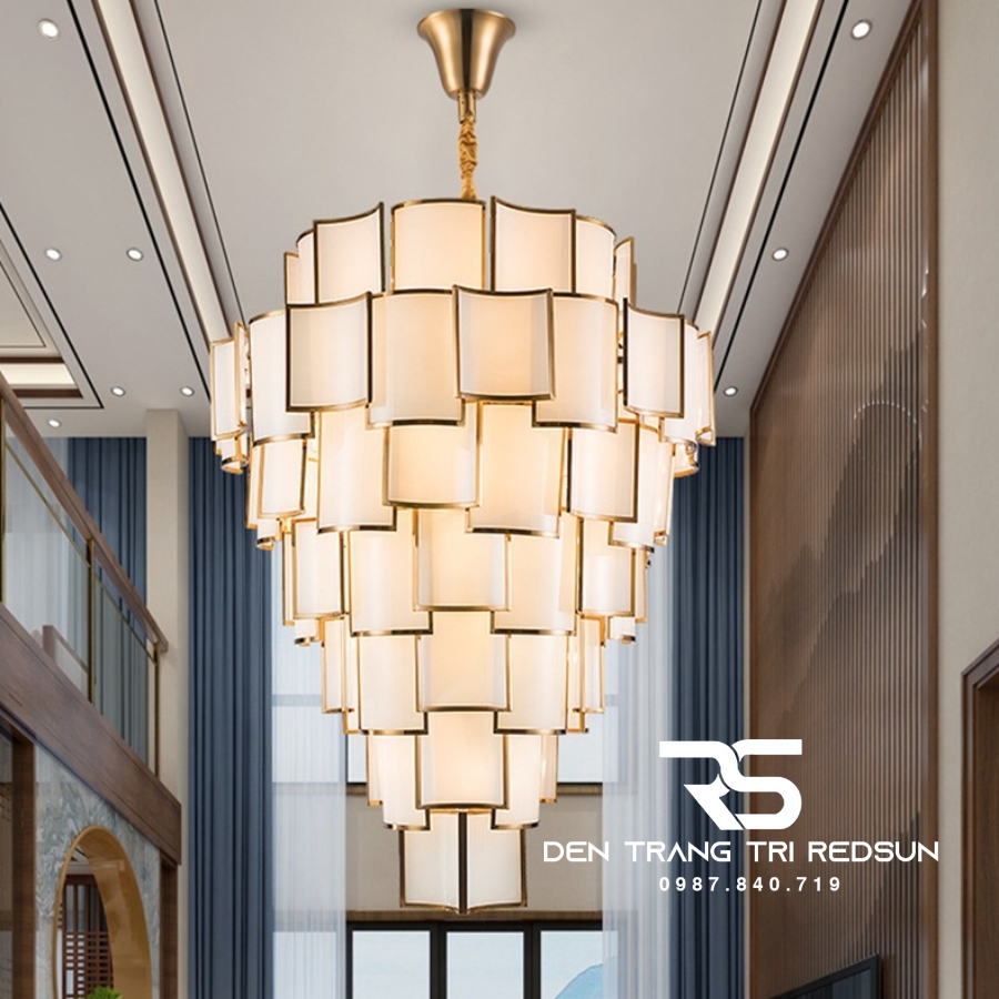 Đèn Chùm Phòng Khách Hiện Đại Phong Cách Indochine IDC-019
