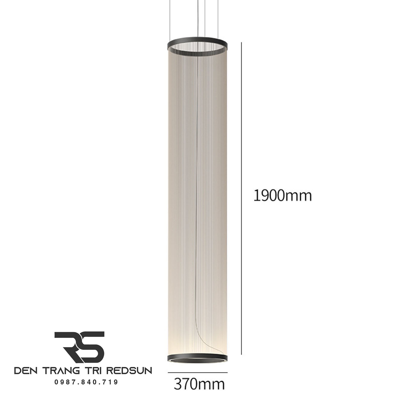 Đèn Lồng Thả Bắc Âu Hiện Đại Lắp Phòng Khách, Thông Tầng, Cầu Thang Dáng Hình Trụ DC-T115 (Dáng B)
