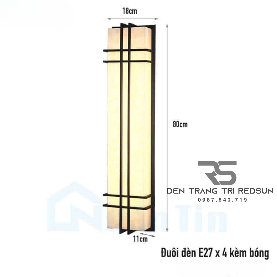 Đèn Tường Vách Ngoài Trời Hiện Đại DT-BVNT6980